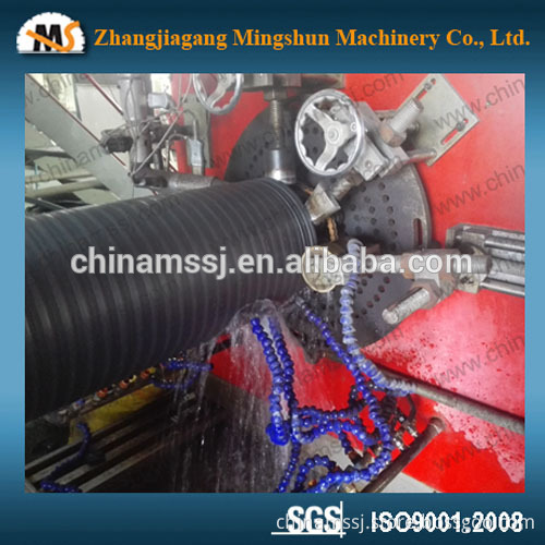 Large HDPE PE winding drainage pipe making machine